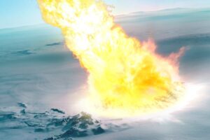430 000 лет назад над Антарктидой взорвался крупный метеорит
