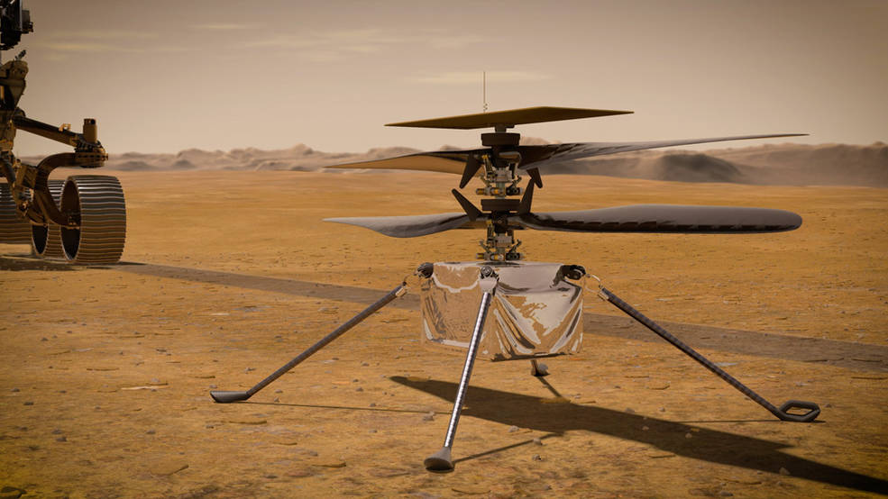 Вертолет NASA установил на Марсе новый рекорд.Вокруг Света. Украина