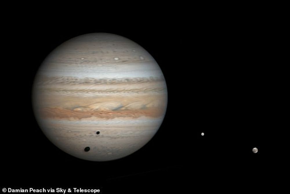 Астроном-любитель открыл 80-й спутник Юпитера