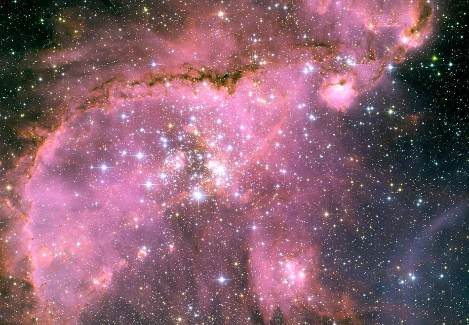 Молодые и горячие звезды сияют в Малом Магеллановом облаке: фото дня.Вокруг Света. Украина