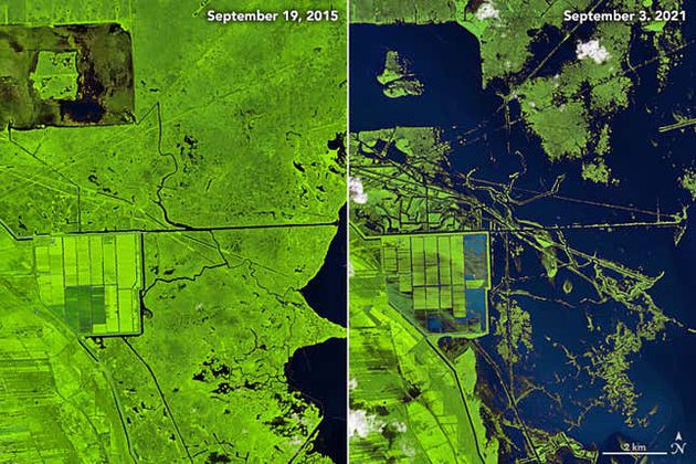 Ураган «Ида» перекроил карту Луизианы.Вокруг Света. Украина