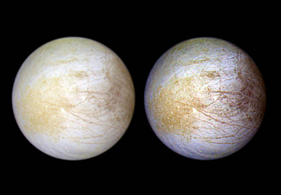 «Хаббл» заметил водяной пар на ледяном спутнике Юпитера.Вокруг Света. Украина