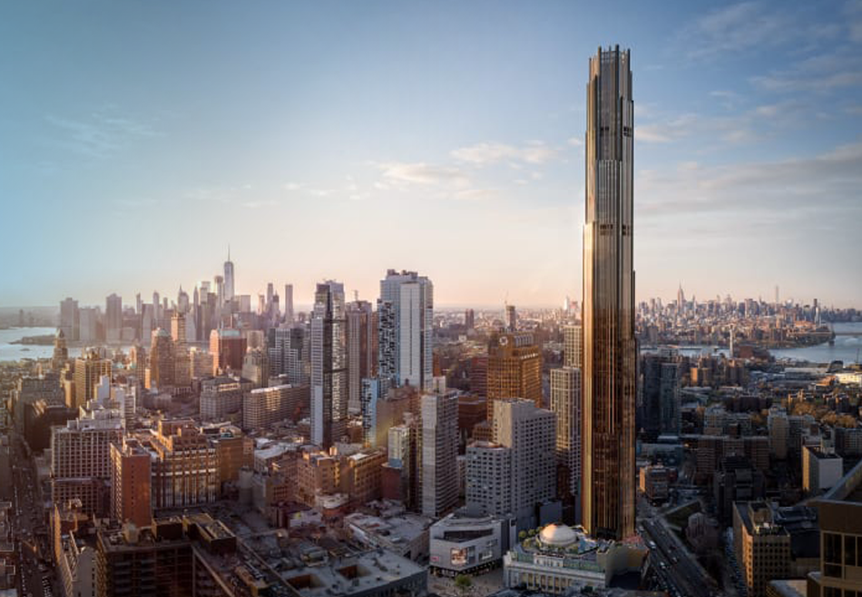 В Бруклине построили первый супервысокий небоскреб