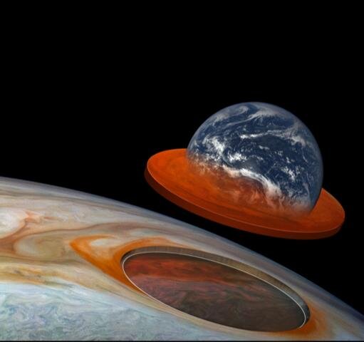 Астрономы создали первое трехмерное изображение атмосферы Юпитера
