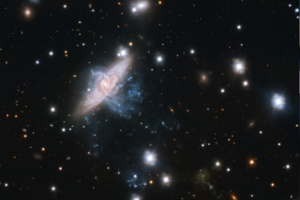 Оптический обман: астрономы показали парный танец спиральных галактик