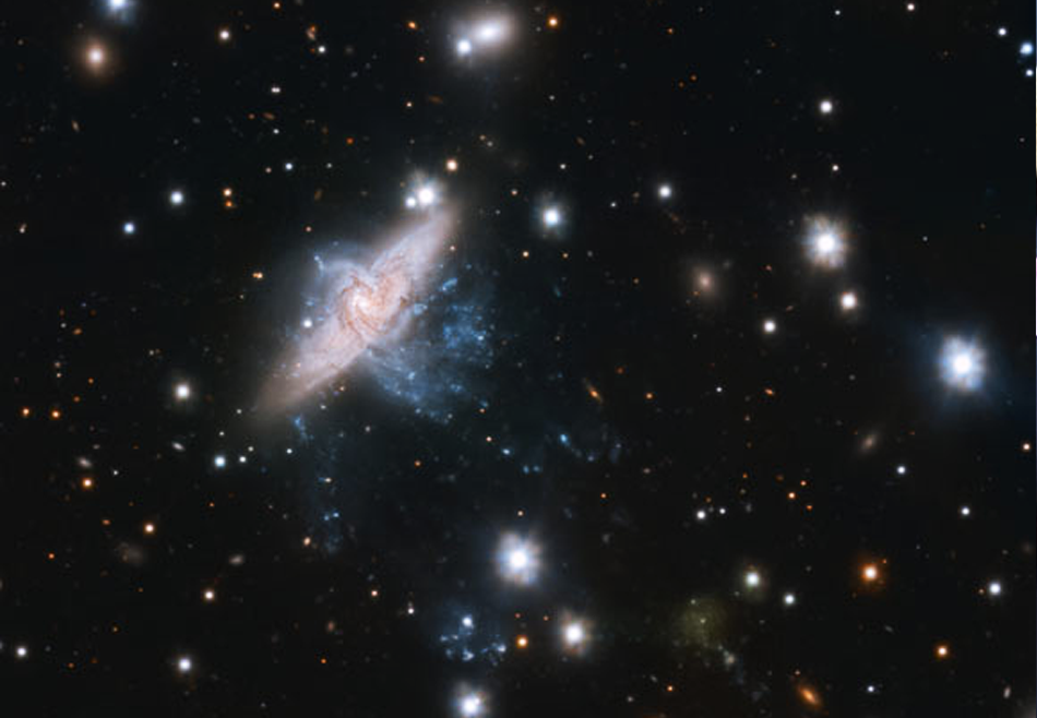 Оптический обман: астрономы показали парный танец спиральных галактик.Вокруг Света. Украина