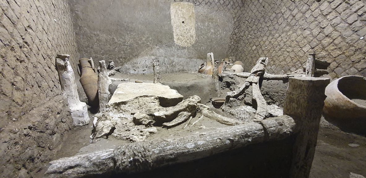 Археологи нашли сохранившуюся комнату рабов на вилле в Помпеях.Вокруг Света. Украина