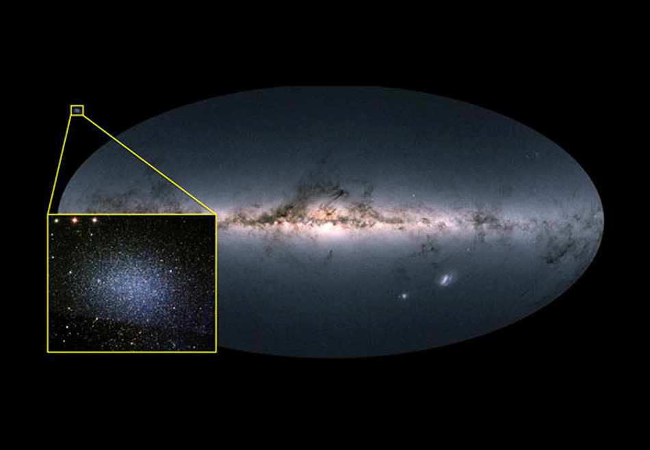 В карликовой галактике Лев I заметили чрезвычайно массивную черную дыру