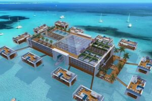 В Дубае строят единственный в мире плавучий курорт