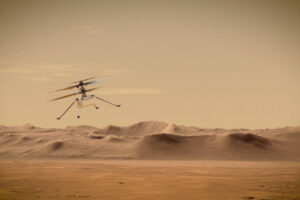 Вертолет NASA налетал над Марсом в общей сложности 30 минут