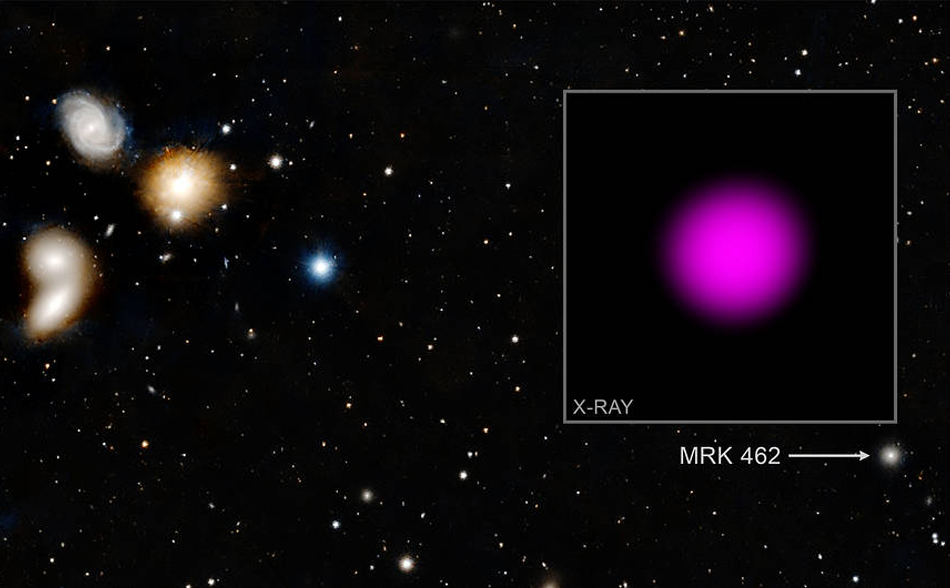 Телескоп NASA заметил в карликовой галактике сверхмассивную черную дыру.Вокруг Света. Украина